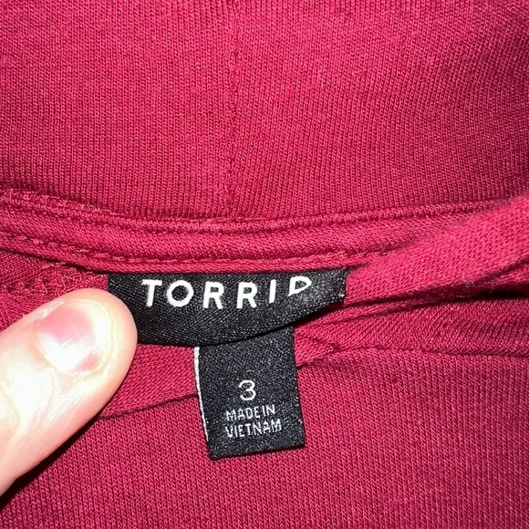 Torrid Red Hoodie - Picture 3 of 3